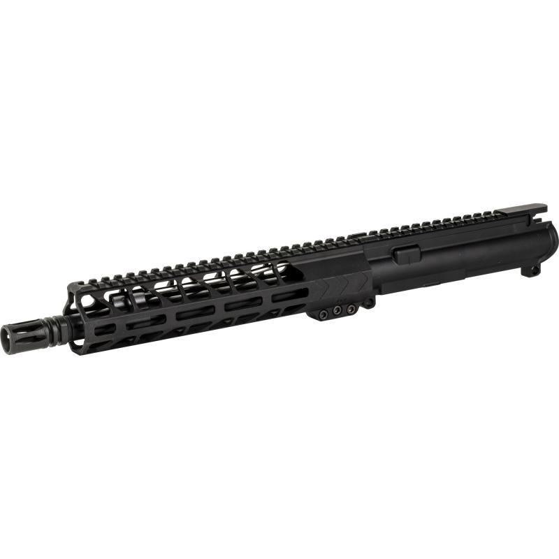 WORKHORSE, Upper Receiver Assembly, 223 Remington/556NATO, 10.5" Barrel, Carbine-length Gas System, Anodized Finish, Black, A2 Flash Hider, WORKHORSE 9.5" M-LOK Free Float Handguard, Does Not Include Bolt Carrier Group or Charging Handle WH-UR-10.5-556