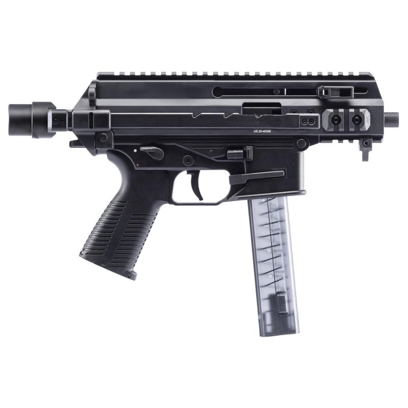 APC9K PRO, Semi-automatic, Pistol, 9MM, 4.3" Threaded Barrel, Black, 30 Rounds, 1 Magazine, Optic Not Included, Teloscopic Brace Adapter BT-361765-02