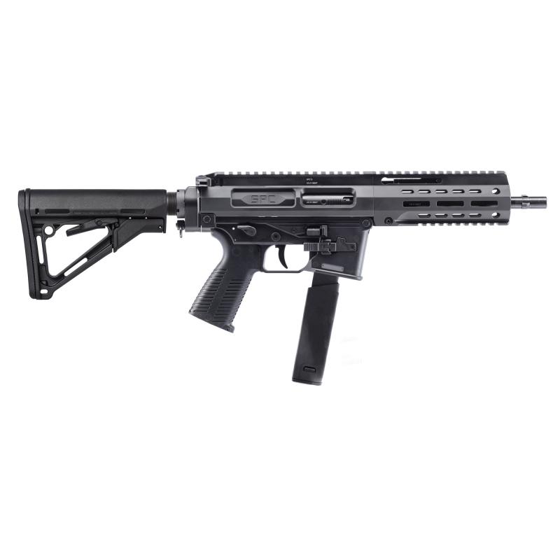 SPC, Semi-automatic Rifle, SBR, 10MM, 9" Barrel, Anodized Finish, Black, Collapsible Stock, 1 Magazine, 15 Rounds BT-500167-SBR-RS