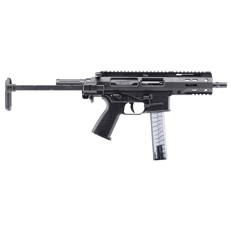 SPC, Semi-automatic Rifle, SBR, 9MM, 4.5" Barrel, Anodized Finish, Black, PDW Stock, 30 Rounds, 1 Magazine BT-500003-PDW-SBR-TS