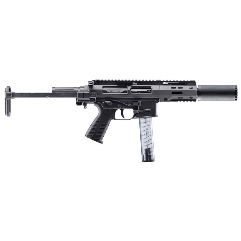 SPC, Semi-automatic Rifle, SBR, 9MM, 9" Barrel, Anodized Finish, Black, PDW Stock, 30 Rounds, 1 Magazine, Includes Suppressor BT-50003-SBR-SD-TS-KIT