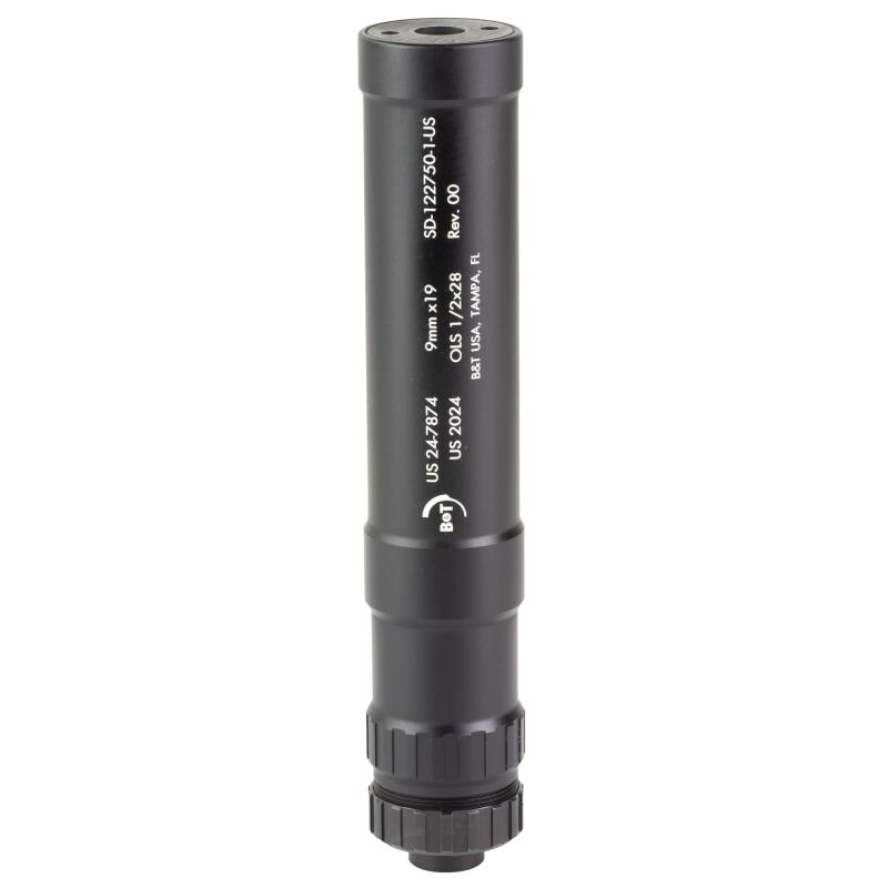 Impuls-OLS, Suppressor, 7.5", 9MM, Anodized Finish, Black SD-122750-1-US - DISCONTINUED