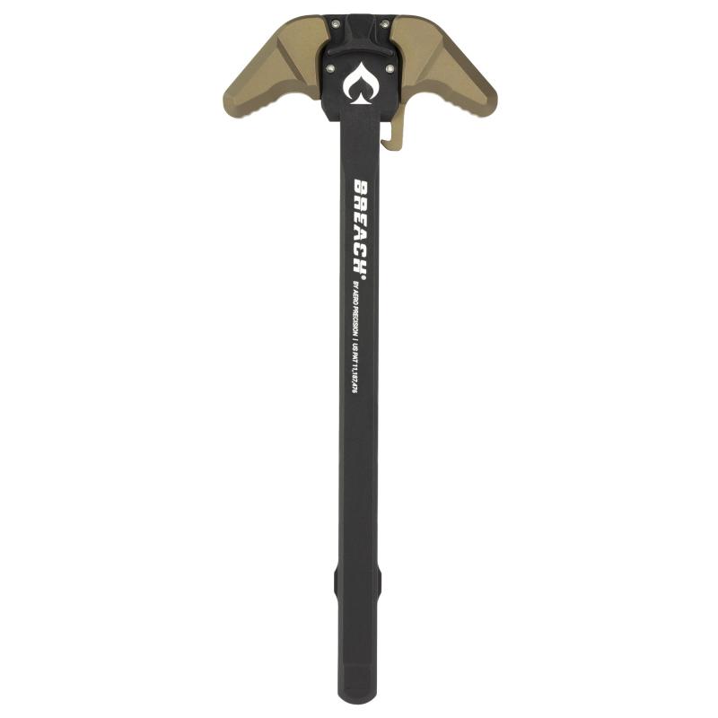 Breach, Large Lever, Charging Handle, Fits AR15, Anodized Finish, Kodiak Brown BAPA100334