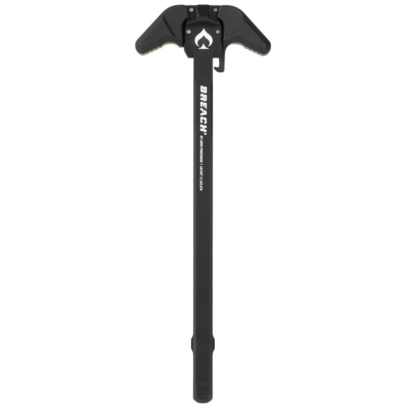 Breach, Large Lever, Charging Handle, Fits AR10, Anodized Finish, Black BAPA100338