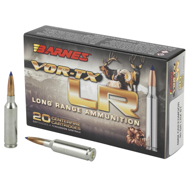 VOR-TX Long Range, 6MM Creedmoor, 95 Grain, LRX BT, 20 Round Box 30232
