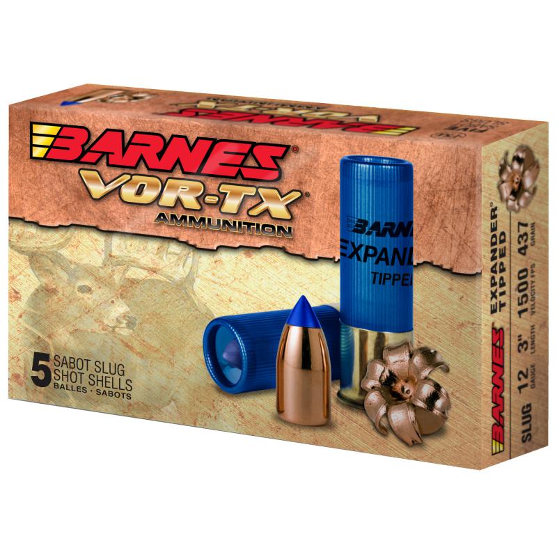 VOR-TX, 12 Gauge 3", 438 Grain Slug, Shotshell, 5 Round Box 20737