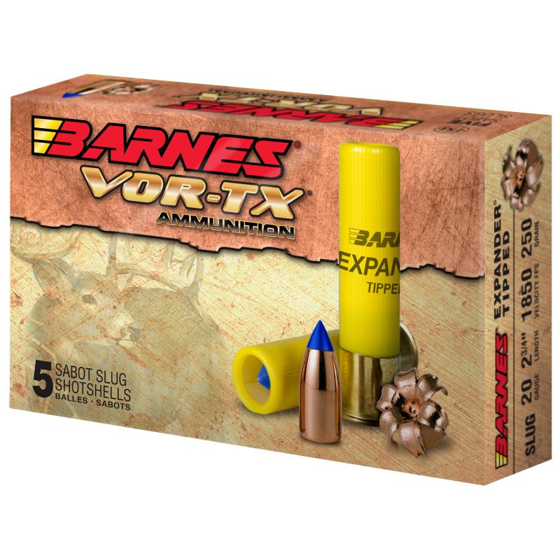 VOR-TX, 20 Gauge 2.75", 250 Grain Slug, Shotshell, 5 Round Box 20735