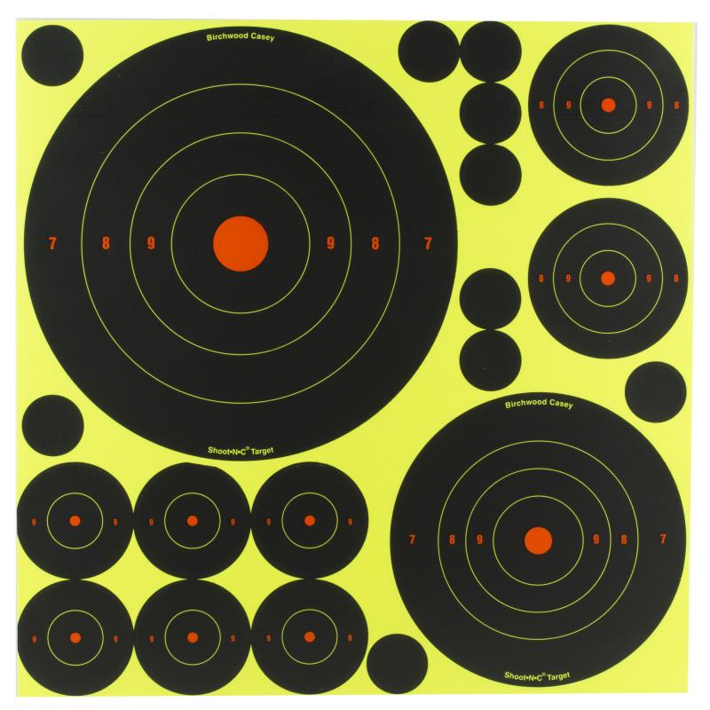 Shoot-N-C Targets Variety Pack 50 Targets 50 Pasters
