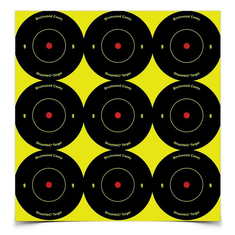Shoot-N-C Bullseye Targets 2 Inch Round 108 Per Pack