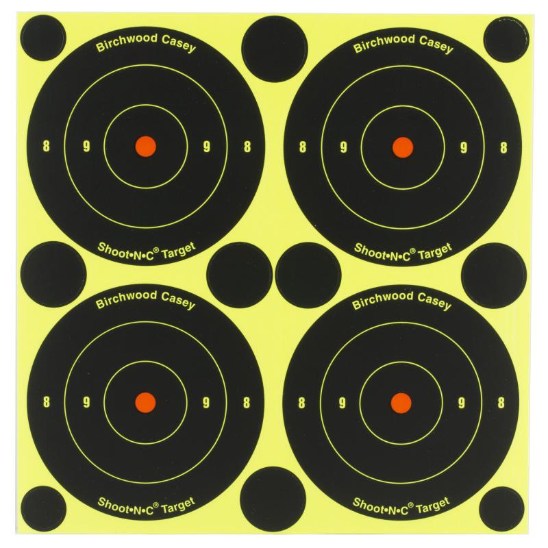 Shoot-N-C Bullseye Targets 3 Inch Round 240 Targets 600 Pasters