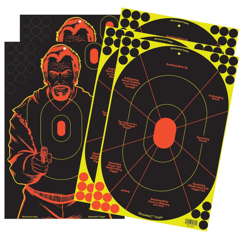 Shoot-N-C Combo Pack, 12"X18", 5 Targets BC-34630