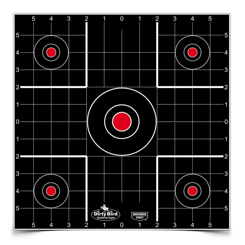 Dirty Bird Splattering Targets 12 Inch Sight-In Package of 12