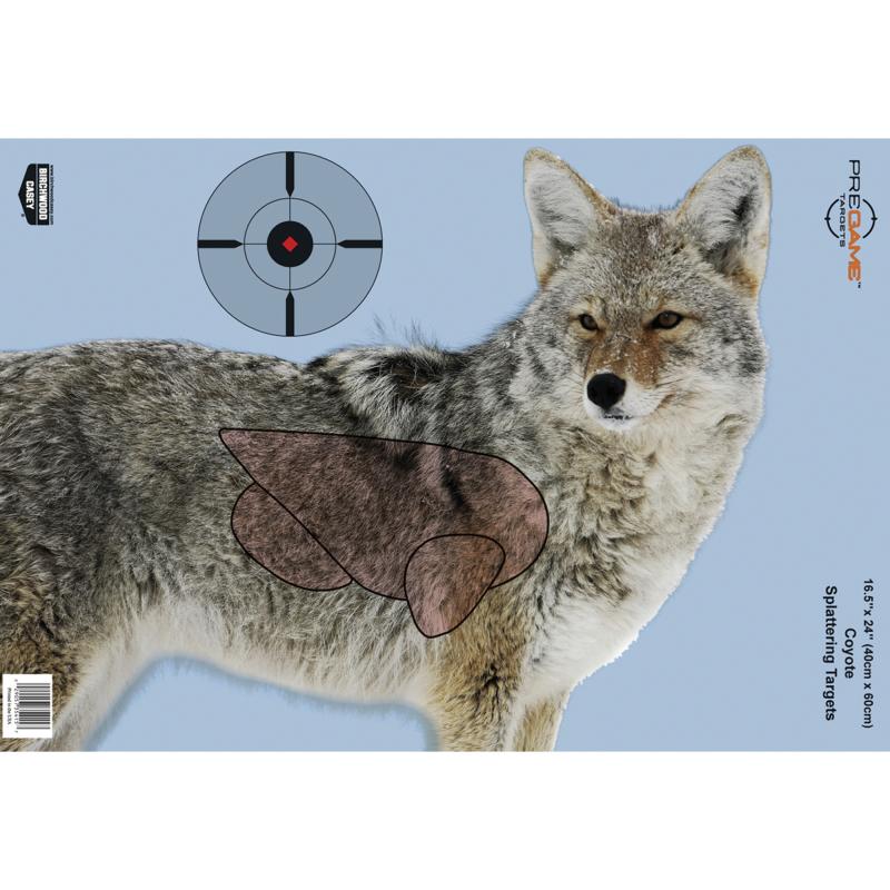 Dirty Bird PreGame Animal Targets Coyote 16.5x24 Inch 3 Per Package