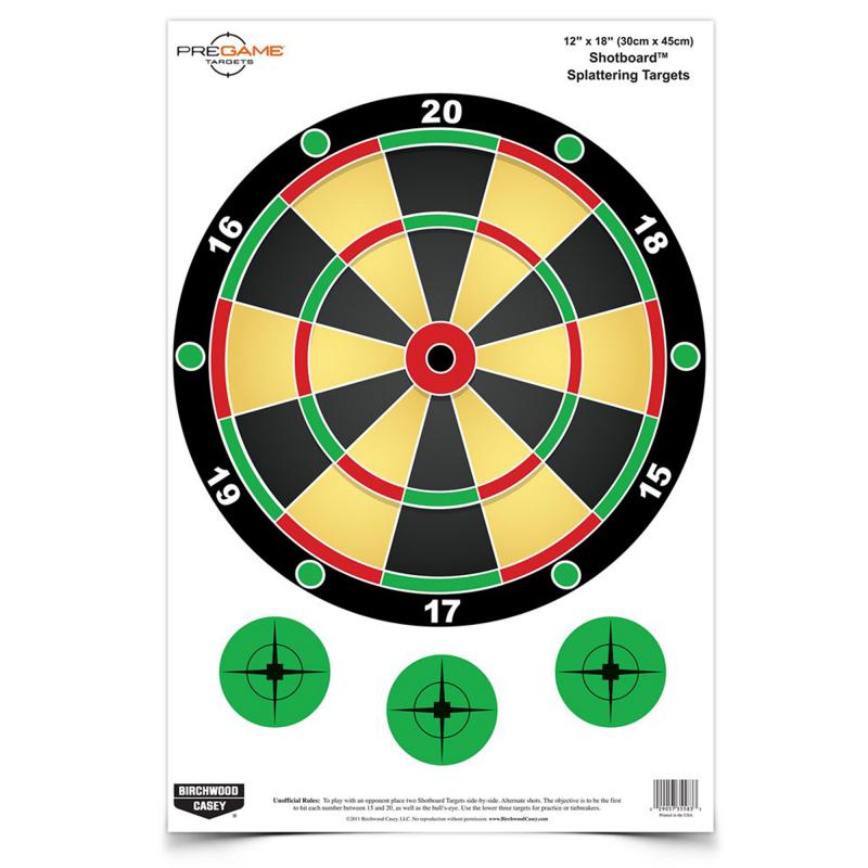 Dirty Bird Shotboard Targets 12x18 Inch 8 Per Package