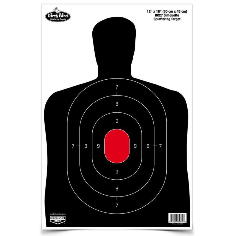 Dirty Bird Shadow Targets BC27 12x18 Inch 8 Per Package