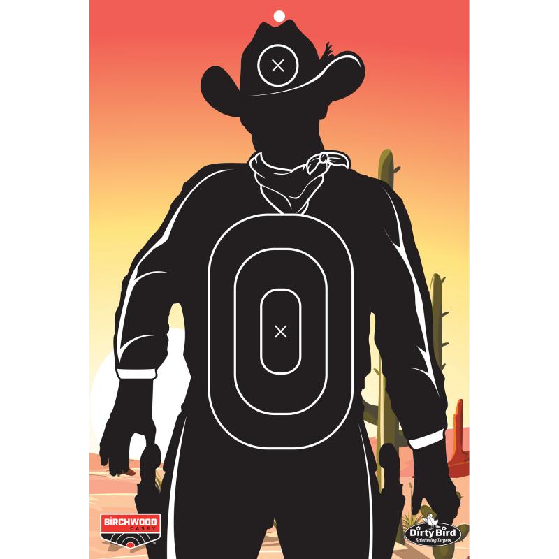 Dirty Bird, 12" x 18" Gunslinger Skyline Target, 6 Targets BC-35771