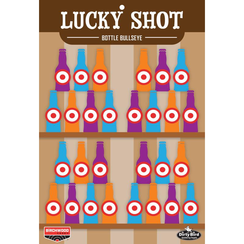 Dirty Bird, 12" x 18" Lucky Shot Bottles Target, 6 Targets BC-35772