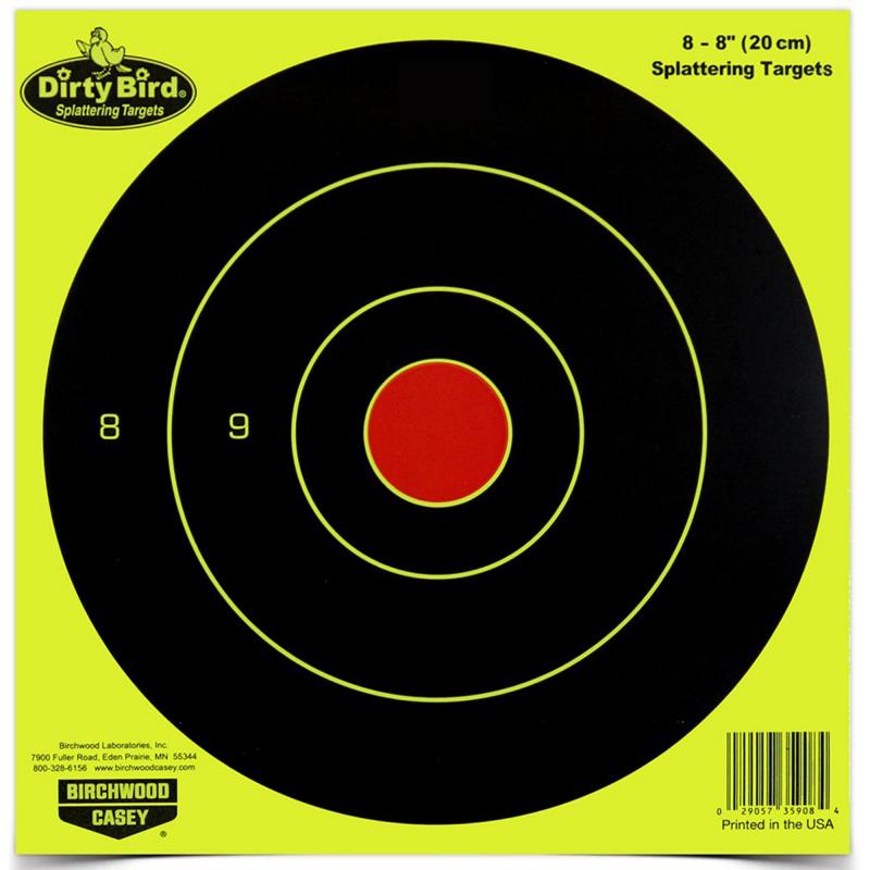 Dirty Bird Bull's Eye Yellow 8 Inch Round 8 Per Package