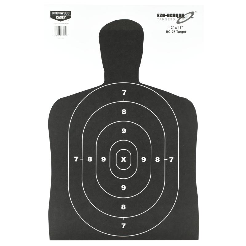 Eze-Scorer Target, BC-27, 12x18, 100 Targets 37005