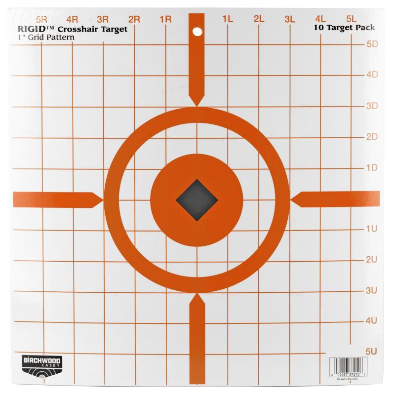 Rigid Paper Target Crosshair Sight-In 12 Inch 10 Per Package