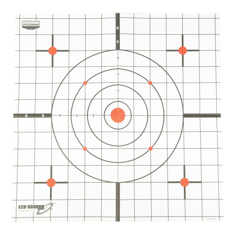 Eze-Scorer, 12" x 12" Thermal Sight-In Target, 4 Targets, Includes (4) 3" Thermal Signatures BC-37216T