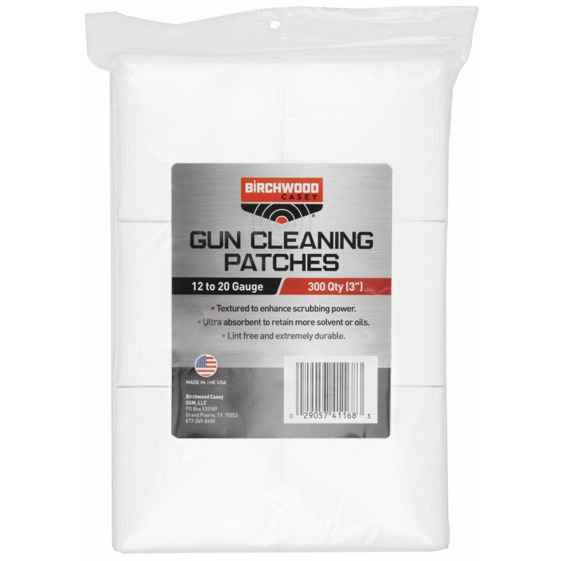 Gun Cleaning Patches Shotgun 3 Inch Square 300 Per Pack