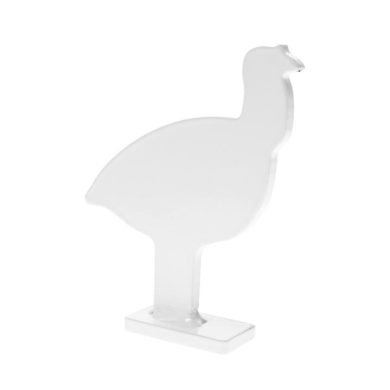 Silhouette Knock Over Targets, 1/4" Steel Targets, 1/5 Scale, (4) Piece Set, Silver BC-47422