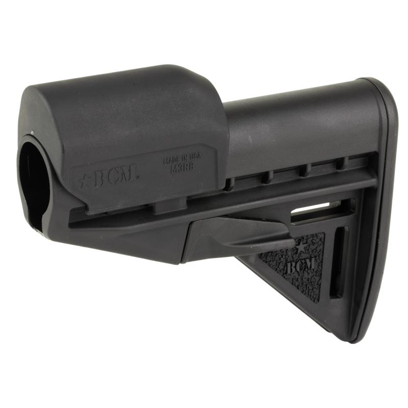 Mod 3 Stock, Fits Mil Spec Buffer Tube, Black, Includes Riser BCM-GFS-MOD-3-K85-BLK