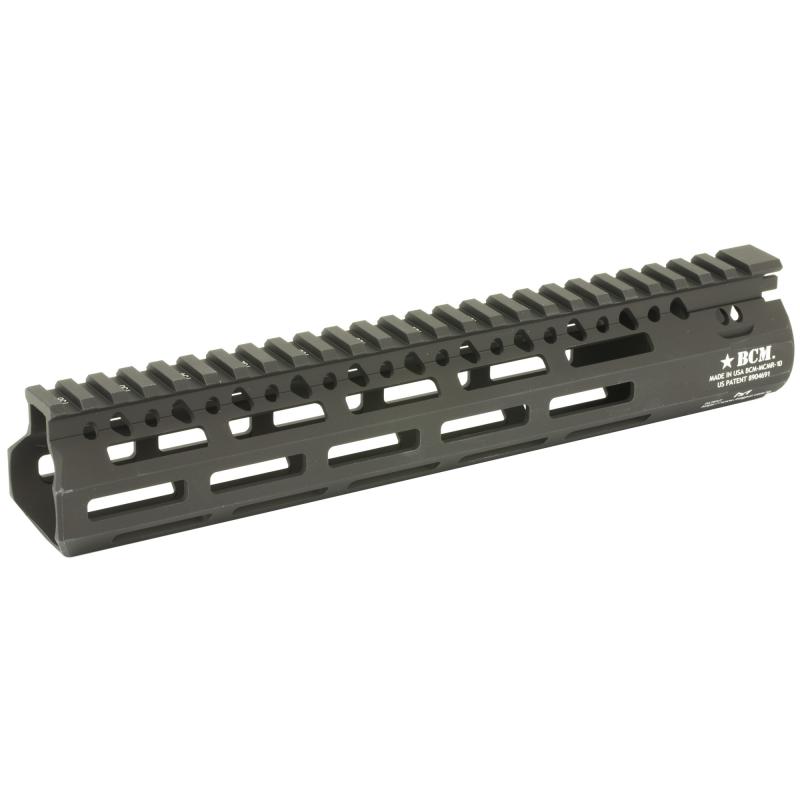 MLOK Compatible Modular Rail (MCMR), Black, MLOK, AR Rifles, 10" BCM-MCMR-10-556-BLK