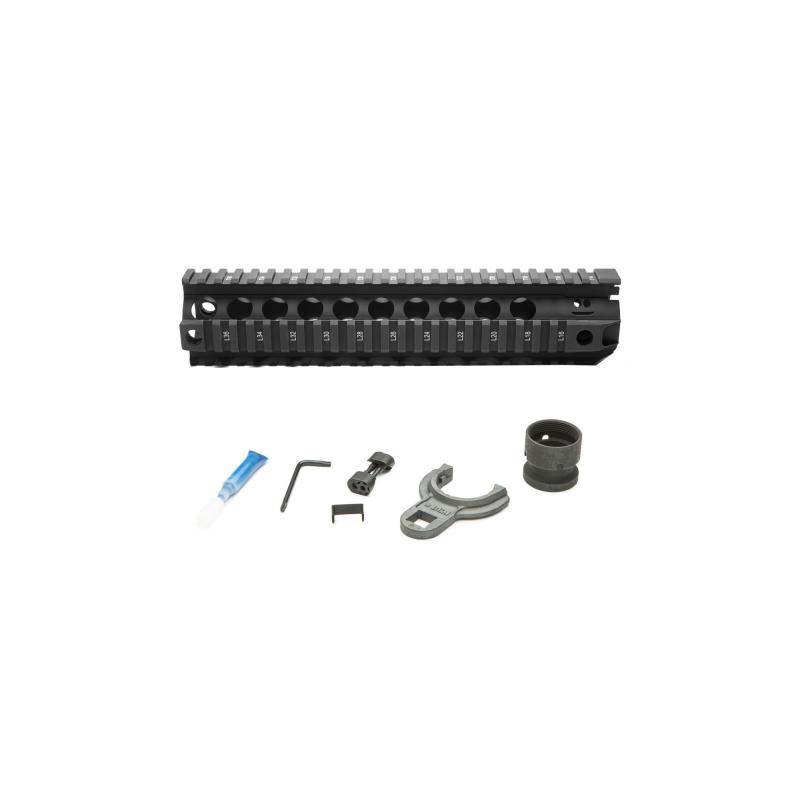 BCMGUNFIGHTER, Quad Rail, Black, Picatinny Rail, AR Rifles, 10" BCM-QRF-10-556-BLK