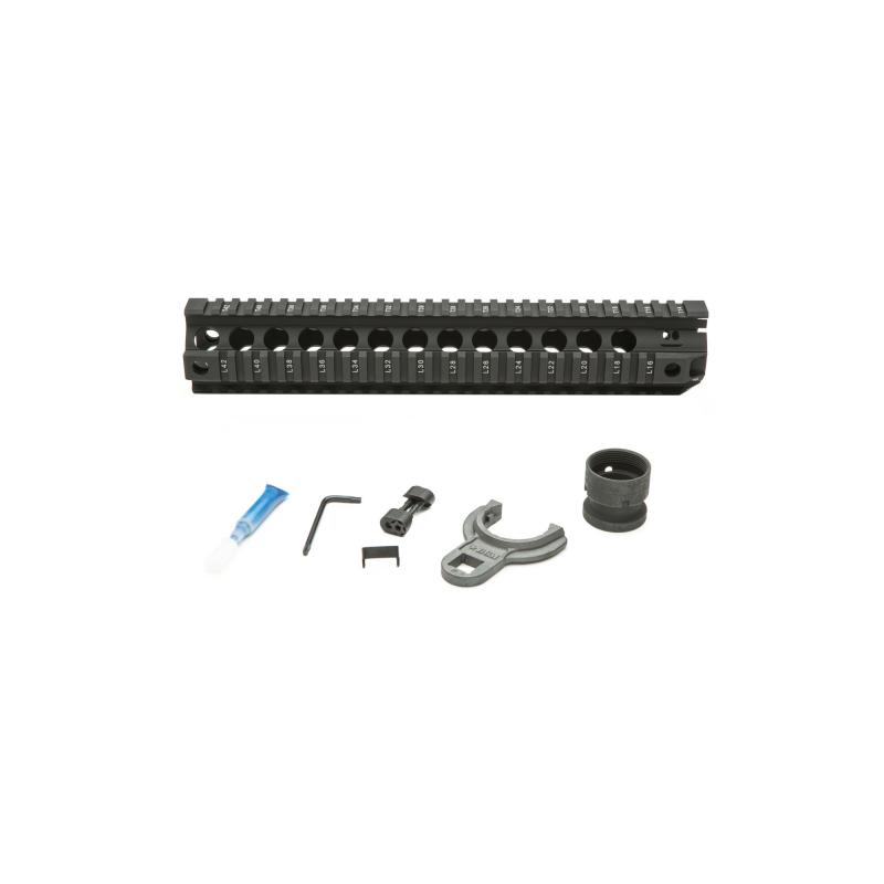 BCMGUNFIGHTER, Quad Rail, Black, Picatinny Rail, AR Rifles, 12" BCM-QRF-12-556-BLK