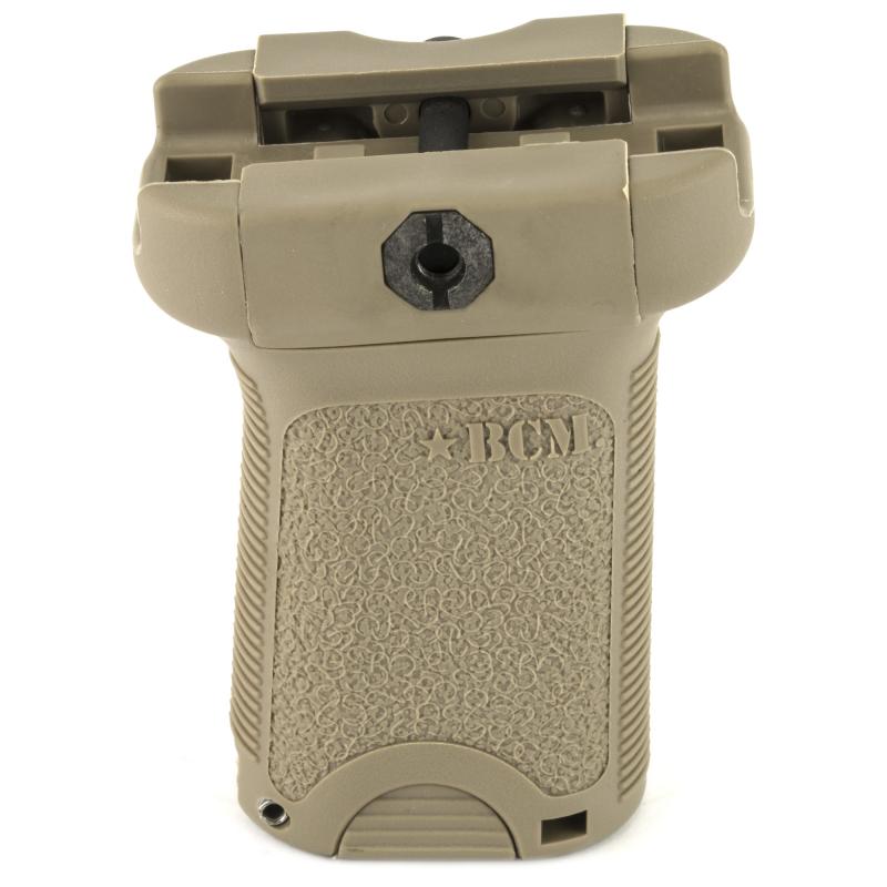Vertical Forend Grip, Fits AR Rifles, Flat Dark Earth BCM-VG-S-FDE