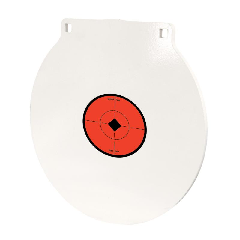 1/2" Steel Target, 12", Round, White BC-RND12