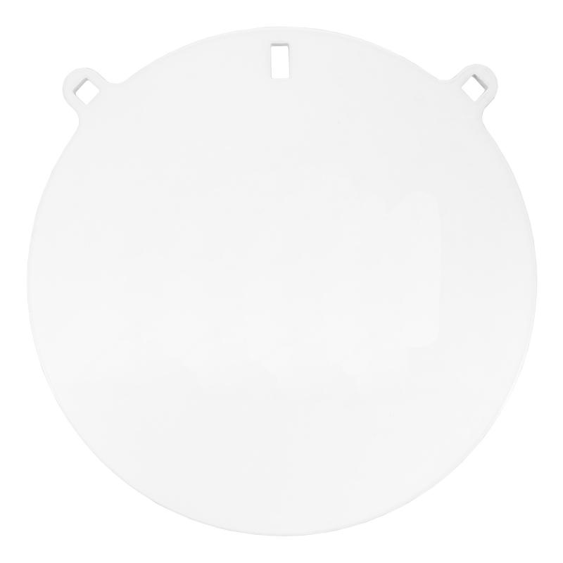 AR500 Gong, 15" Round Target, 3/8", White BC-RND15-38
