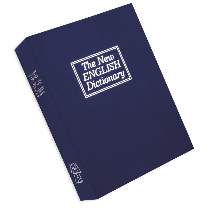 Deluxe Diversion Book Safe Exterior Size 10.6x7.7x2.5 Inches Blue