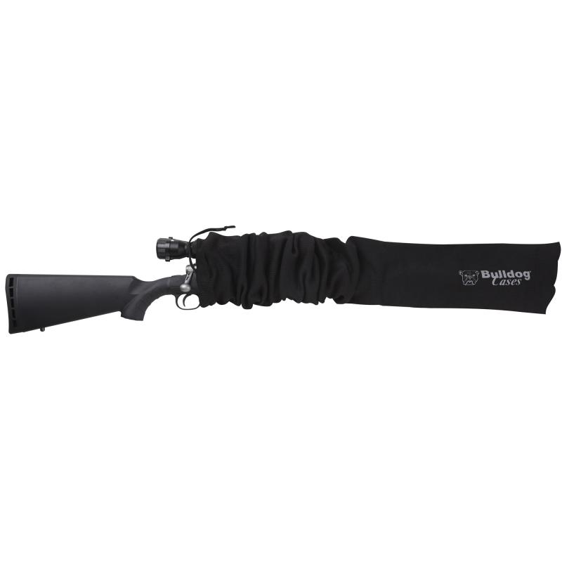 Gun Sock Oversized Scoped Rifles Black 52x6 Inches