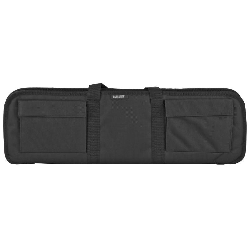 Tactical Shotgun Case, Fits Single Shotgun, Elastic Shell Holders In External Pockets, 29" Soft Case, Black BD492-29