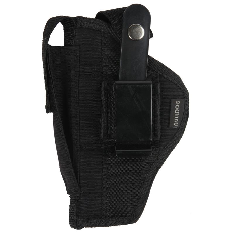 Belt and Clip Ambidextrous Holster For Most Standard 2-5 Inch Barrels Autos With Laser or Tactical Lights Black