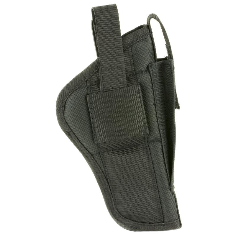Belt and Clip Ambidextrous Holster For Most Large Frame Autos With 4-4.5 Inch Barrels Black