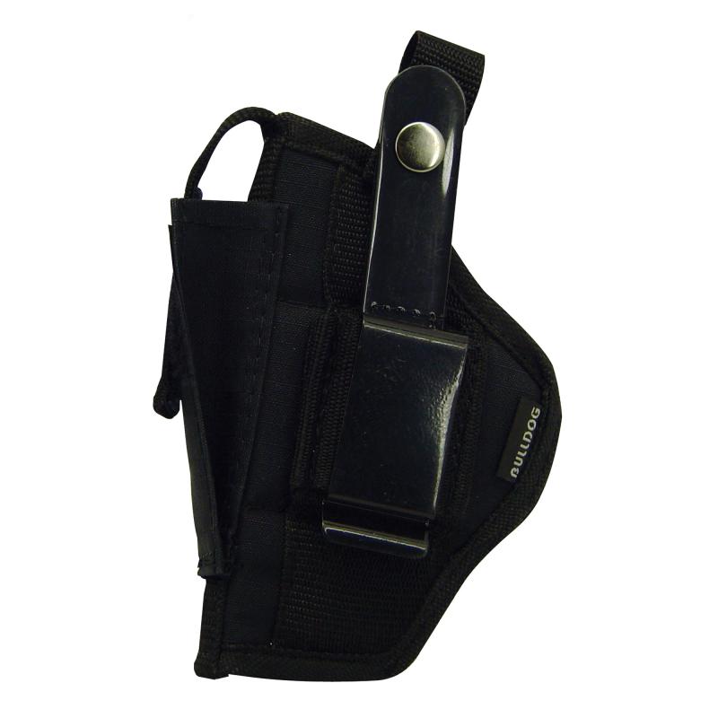 Belt and Clip Ambidextrous Holster For Most Compact Autos With 2.5-3.75 Inch Barrels Black