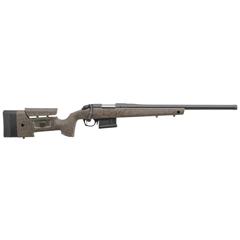 B-14 Series HMR Rifle, Bolt Action Rifle, 300 PRC, 26" Barrel - Threaded 5/8-24, Cerakote Finish, Black, Black/Tan HMR Synthetic Stock with Cheek Riser and LOP Spacers, 3 Rounds, AICS Style Detachable Magazine, Fits Remington 700 Scope Base with 6-48 Scr