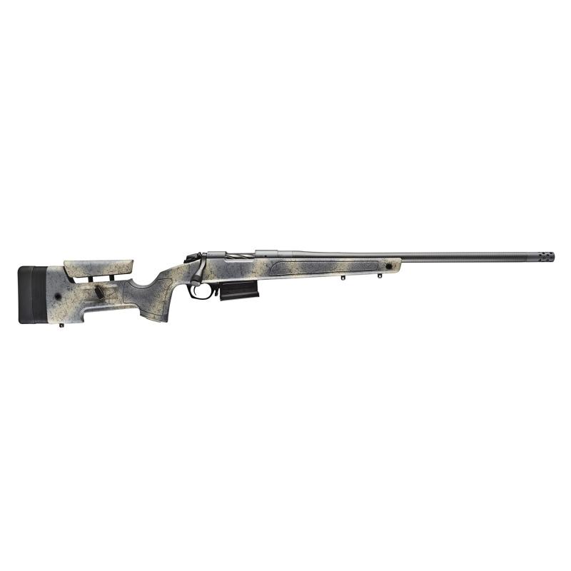 B-14 Series HMR Carbon Wilderness Rifle, Bolt Action Rifle, 300 Winchester Magnum, 26" Barrel - Carbon Fiber, Threaded 5/8-24, with Omni Muzzle Brake, Cerakote Finish, Black, Overmolded Mini-Chassis Stock, Fits Remington 700 Scope Base with 6X48 Screws,