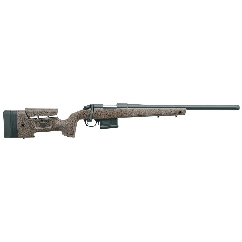 B-14 Series HMR Rifle, Bolt Action Rifle, 308 Winchester, 20" Barrel - Threaded 5/8-24, Cerakote Finish, Black, Black/Tan HMR Synthetic Stock with Cheek Riser and LOP Spacers, 5 Rounds, AICS Style Detachable Magazine, Fits Remington 700 Scope Base with 6
