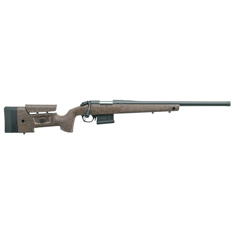 B-14 Series HMR Rifle, Bolt Action Rifle, 6.5 Creedmoor, 22" Barrel - Threaded 5/8-24, Cerakote Finish, Black, Black/Tan HMR Synthetic Stock with Cheek Riser and LOP Spacers, 5 Rounds, AICS Style Detachable Magazine, Fits Remington 700 Scope Base with 6-
