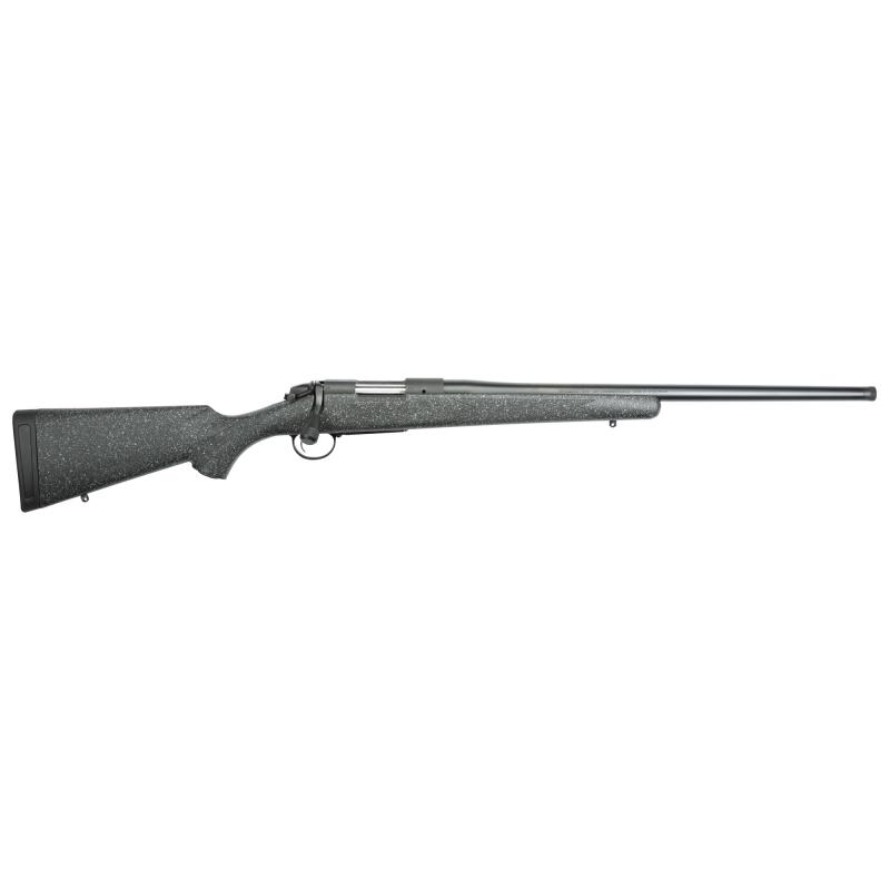 B-14 Series Ridge Rifle, Bolt Action Rifle, 6.5 Creedmoor, 22" Barrel - Threaded 5/8-24, Cerakote Finish, Black, Black/Gray Synthetic Stock, 4 Rounds, Hinged Floorplate, Fits Remington 700 Scope Base with 6-48 Screws, Right Hand B14S502C