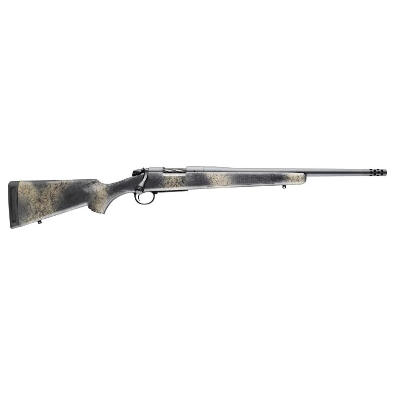Wilderness Ridge, Bolt Action, 308 Winchester, 20" Barrel, 5/8-24 Threaded, Omni Muzzle Brake, Sniper Gray Cerakote Finish, Wilderness Synthetic Stock, Right Hand, 4Rd, Hinged Floor Plate B14S521