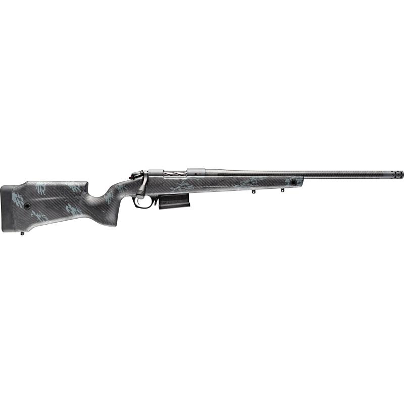 Premier Series, Crest Carbon, Bolt Action Rifle, 308 Winchester, 20" Carbon Fiber Barrel, Threaded 5/8x24, Omni Muzzle Brake, Cerakote Finish, Sniper Gray, Monte Carlo Carbon Fiber Stock, 5 Rounds, 1 AICS Style Magazine B14S751CF