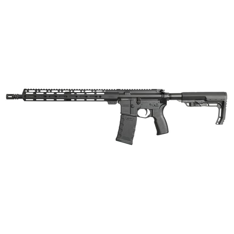 BAR15R, Semi-automatic Rifle, AR, 223 Remington/556NATO, 16" Barrel, Anodized Finish, Black, Mission First Tactical Minimalist Stock, Mission First Tactical Grip, 30 Rounds, 1 Mission First Tactical Magazine BAR15RMFT