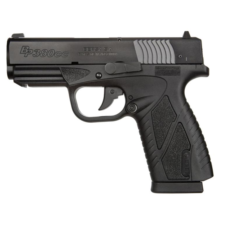 Conceal Carry, Semi-automatic Pistol, Double Action Only, 380ACP, 3.3" Barrel, Polymer Frame, Matte Black Finish, 8Rd, Fixed Sights BP380MCC