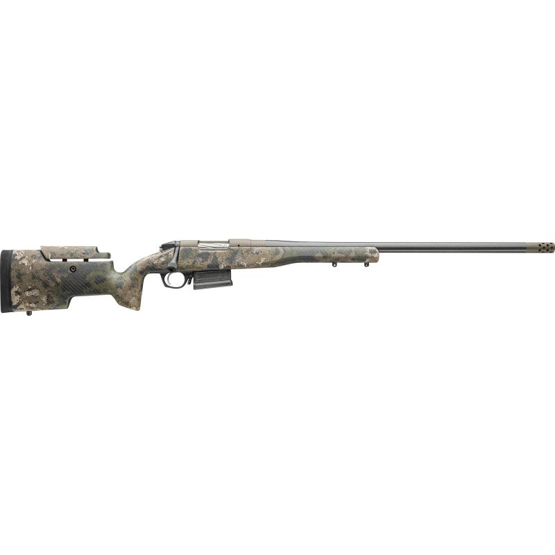 Premier Series Divide Rifle, Bolt Action Rifle, 6.5 PRC, 24" Barrel - Carbon Fiber, Threaded 5/8-24, with Omni Muzzle Brake, Cerakote Finish, Black, Carbon Fiber Stock, Fits Remington 700 Scope Base with 6X48 Screws, 3 Rounds, AICS Style Detachable Magaz